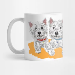 Westies Molly & Danny Mug